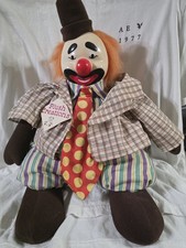 vintage 1990 plush creation clown picture