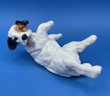 ROYAL DOULTON ENGLAND CHARACTER DOG LYING ON BACK HN1098, RETIRED 1959 picture