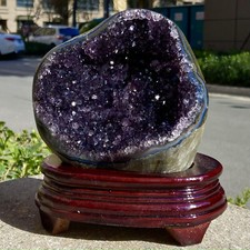 4.12LB  Natural Amethyst Cave Original Stone Quartz Uruguay Mineral healing picture