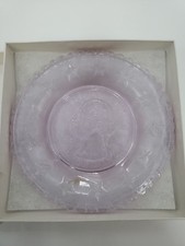 1982 Summit Art Glass George Washington 250th Birthday Cup Plate With Box & COA picture