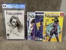 All-New Hawkeye #1 CGC 9.8 Siya Oum Phantom Sketch Variant + 1 2 3 Kate Bishop picture