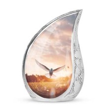Dove Flying In Sunset Cremation Urn | Dove Cremation Urn For Peace picture