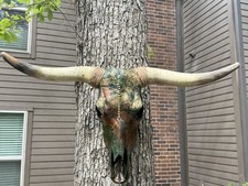 Ebros Large “34”Wide Longhorn Steer Cow Skull Wall Head picture