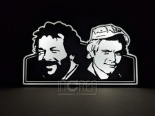 Bud Spencer Terence Hill 9-inch Light Box LED Sign 3D Printed Wall Decor picture