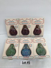 6 Vintage Lot # 5 Wheaton President Bottle Presidential Glass Flask in Cards picture