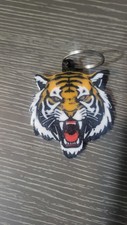 Double Sided Tiger Keychain: 3D Printed PLA picture