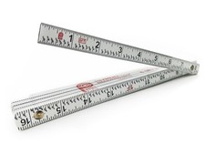 Co. FR-72 Carpenter's Folding Rule Lightweight Composite Construction Ruler picture