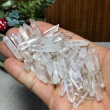 60Pcs Natural clear white quartz Crystal gemstone Specimen 84g A6907 picture