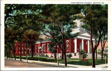First Baptist Church, Griffin, Georgia, Vintage Postcard picture
