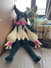 Anime 1:1 Giant Meowscarada 59'' Plush Doll Stuffed Toy Soft Pillow Plushie Gift picture