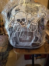 Loungefly '*The Skeleton Dance*' Mini Backpack 🌟Glows in the dark NWT picture