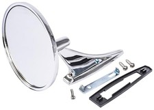 Side View Mirror 1966-1974 GM Models With Bowtie Logo Fits Left/Drive picture