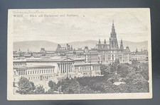 AUSTRIA-BLICK AUF PARLAMENT UND RATHAUS-POST CARD-UNUSED-J964 picture
