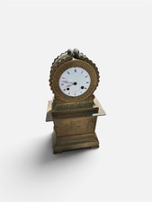 antique 19th-century French Empire-bronze clock Parisian workshop of Denière picture