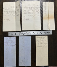 Lot 6 - 1855, 1857, 1859, 1861 & 1862 (x2) Illinois Central Railroad ephemera picture