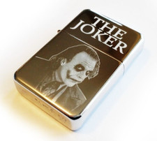 The Joker Engraved Lighter With Gift Box FREE ENGRAVING picture
