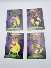Vintage Playmates TMNT Cards 3 Sealed Rahzar April Splinter Foot Soldier picture
