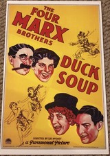 The Four Marx Brothers In Duck Soup Leo Mccarey Poster 11 x 17   (26) picture