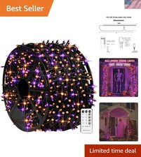 Versatile 1000 LED Outdoor String Lights - Perfect for Halloween & Christmas picture