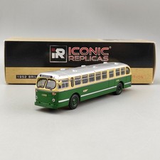 IR Iconic Replicas 1/87 1952 Brill CD-44 Transit Bus Diecast HO Scale Model picture