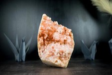 10 Lb Pink Amethyst Geode, Self-Standing Rare Natural Rose Amethyst picture