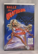 Halle The Hooters Girl 1 VF- Rare Recalled 1st Printing Cabbage Comics Book 1998 picture
