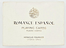 VIntage Heraclio Fournier ROMANCE ESPANOL Playing Cards Spain Sáenz de Tejada picture