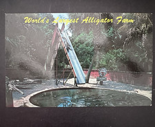Vintage Postcard World's Largest Alligator Farm St. Augustine Florida A6 picture