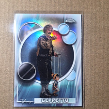 Topps 2023 Topps Chrome Disney 100 Geppetto Refractor #96 Pinocchio picture