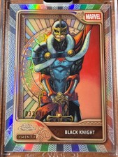 2026 Topps Mint Marvel - Black Knight #21 - Chrome 033/100 - Bronze Tier Encased picture