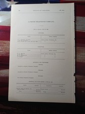 1906 rare Report of the LATROBE TELEPHONE COMPANY Pennsylvania  W.S. Mitchell  picture