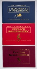 3 Magic Trick Books TREACHEROUS DEVILISH ENSUING  IMPUZZIBILITIES Jim Steinmeyer picture