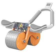 Dual Wheel Abdominal Exercise Roller Non-slip Stable Fitness Equipment Home Gym picture