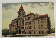 Early View of East Side High School ~ Portland Oregon OR~ Antique 1910s Postcard picture