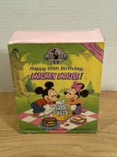 1988 Little Golden Books Happy 60th Birthday Mickey Mouse Box Set 12 Stories New picture
