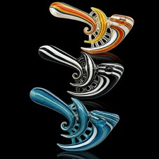 4 Inch Wavy Heady Spoon Hand Pipe *USA* picture