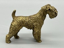 VTG Austrian Cold Painted Bronze Airedale Terrier 2.75” Long NICE picture