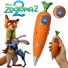 Disney Zootopia 2 Judy Hopps Carrot Voice Recording Pen Cartoon Gift picture