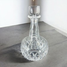 Orrefors Elisabeth Clear Crystal Decanter Bottle With Stopper Heavy Luxurious picture