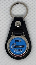 1969 HIGH QULITY LEATHER SS RS KEYCHAIN FOR CAMARO picture