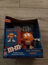 M & M's Orange Hide 'N Hander Candy Dispenser 1999 NEW picture