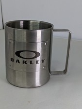 Oakley Stainless Steel Mug Metal Promotional 2016 Rare *NO BOX* picture