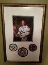 DAVE SCOTT  8x10 NASA  APOLLO  Astronaut signed framed photo COA PICK UP ONLY  picture