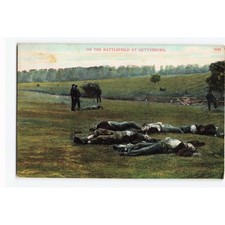 Vintage 1914 Gettysburg Battlefield Postcard AC Bosselman 9182 Made in Germany picture