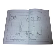 Vintage Hand Drawn Electronic Schematic Light String Controller Circuit Diagram picture