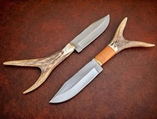 Legends of the Fall Replica Knife Pair/Stainless Steel Blade & Antler Handle picture