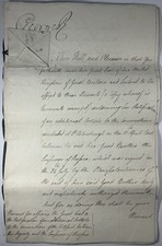 RARE Peace Treaty SIGNED by King George III that Started War of Third Coalition picture