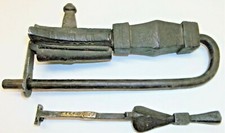 Antique 15th Century Hand Forged Padlock Lock Door Museum Quality Iron Works OLD picture