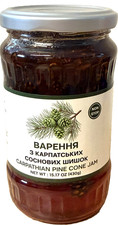 Carpathian Pine Cone Jam Premium Glass Jar 15.17 oz / 430 g picture