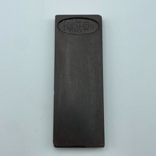 RICH-CON Finest Vintage Barber Razor Hone Sharpening Whetstone Oilstone 5.5x2 picture
